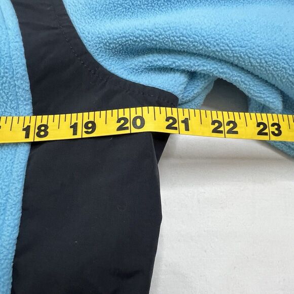 LL Bean Womens Ski‎ Jacket Fleece Reversible Coat Medium Blue Gorpcore Outdoors - Picture 6 of 16